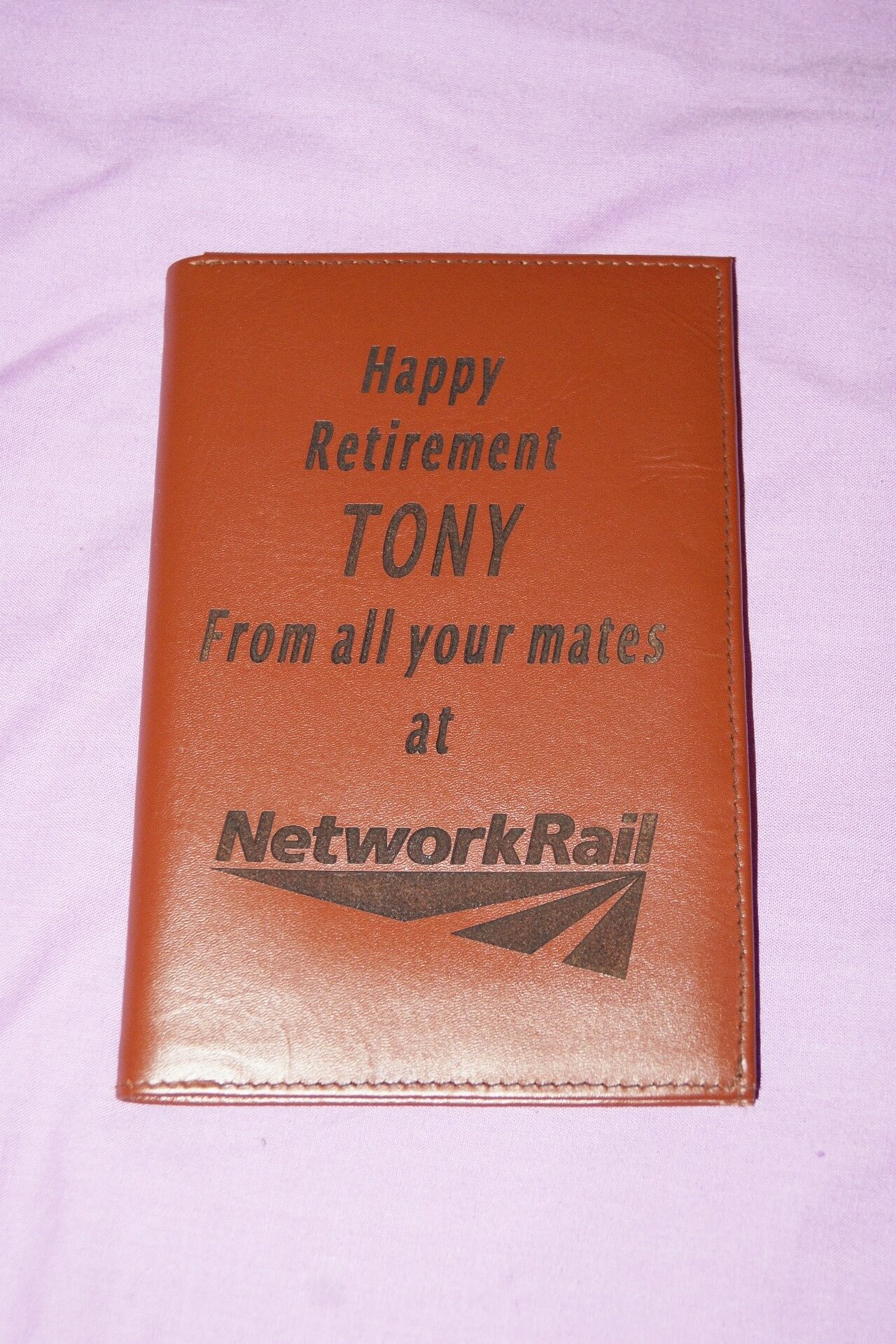 laser engraved wallet gift